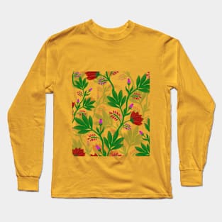 Realistic looking flower pattern Long Sleeve T-Shirt